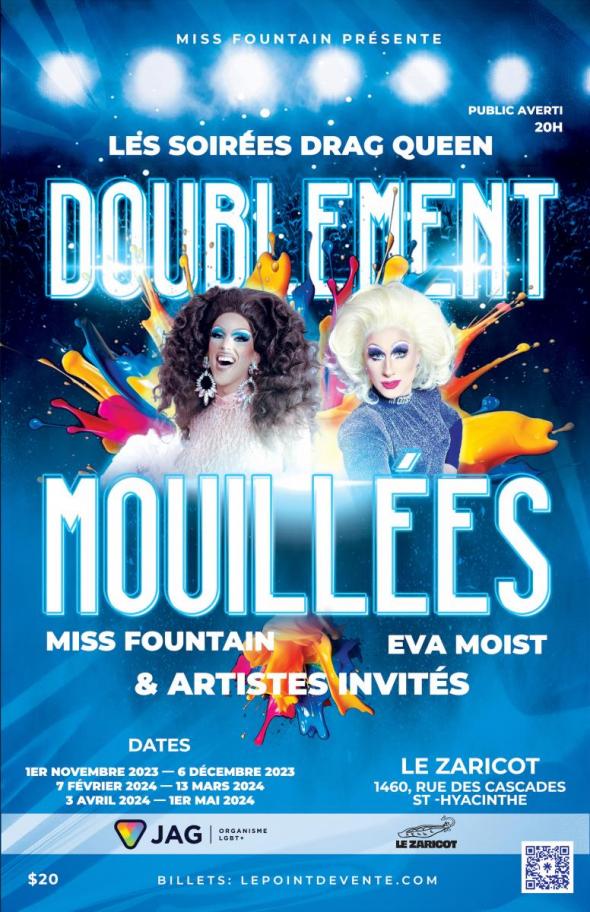 Les Soirées Drag Queen: Doublement Mouillées